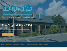 Tablet Screenshot of donsdowntown.com